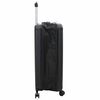 vidaXL Suitcase Folding with Lock Black 50 x 30 x 76 cm ABS Plastic