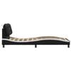 vidaXL Bed Frame Black and white
