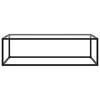 vidaXL Coffee Table Black and transparent