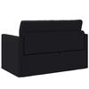 vidaXL Sofa Bed Black 48.82 x 27.95 x 30.71 in Velvet