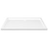 vidaXL Rectangular ABS Shower Base Tray White 31.5"x43.3"