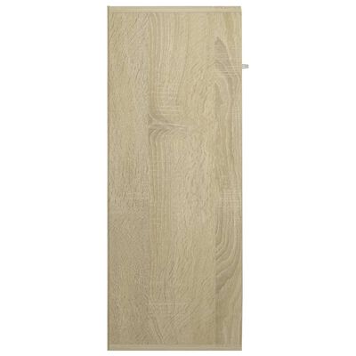 vidaXL Sideboard Sonoma Oak 23.6"x11.8"x29.5" Engineered Wood