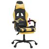 vidaXL Gaming Chair Black Faux leather Adjustable Height Swivel