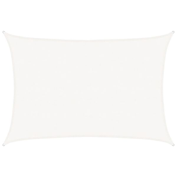vidaXL Sunshade Sail 1.75 oz/ft&sup2; White 16.4x23.0' HDPE