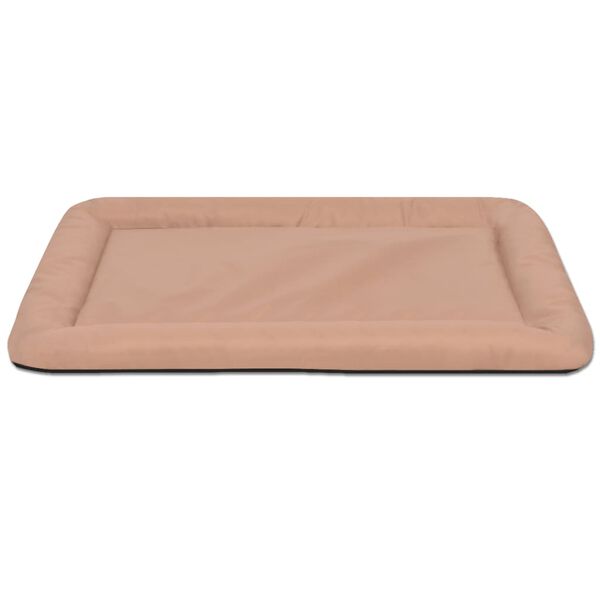 vidaXL Dog Mattress Beige PU-coated oxford fabric XXL Dog Mattress