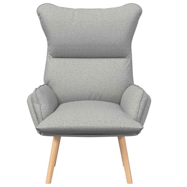 vidaXL Armchair Cloud Grey 27.17 x 29.13 x 36.61 in Fabric