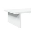 vidaXL Monitor Stand White 39.4x10.6x5.9" Engineered Wood