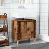 vidaXL Sink Cabinet Old wood Engineered wood, solid eucalyptus wood Medium