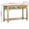 vidaXL Console Table Multi-colored with green, brown, beige