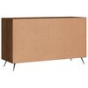 vidaXL Sideboard Brown oak Engineered wood, metal Medium Sideboard