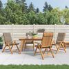 vidaXL Reclining Garden Chair Set of 4