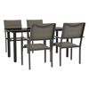vidaXL Garden Dining Set Black, Grey, Anthracite