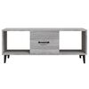 vidaXL Coffee Table Grey Sonoma Engineered Wood Medium Coffee Table