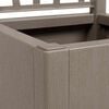 vidaXL Garden Planter Gray 36 x 36 x 140 cm Polypropylene