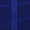 vidaXL Storage Cabinet Navy Blue 31.5"x13.8"x40" Steel