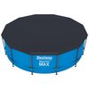Bestway Pool Cover Anthracite PVC Large Durable Pool Cover Round