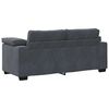 vidaXL Loveseat Sofa Dark Grey Velvet (100% polyester), Plywood, Steel