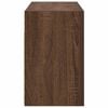 vidaXL Bathroom Wall Cabinet Brown Oak Engineered Wood Medium