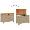 vidaXL Garden Storage Box Beige and Brown