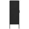 vidaXL Storage Cabinet Black Steel Large Height-Adjustable Shelves