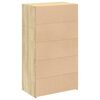 vidaXL Highboard Sonoma oak Engineered wood Standard Storage