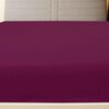 vidaXL Jersey Fitted Sheet Bordeaux 100% cotton 70.9 x 78.7 in Bedding