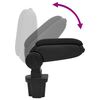 vidaXL Car Armrest Black 5.3"x12.8"x(12.2"-18.3") ABS