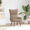 vidaXL Armchair Cappuccino 27.17 x 29.13 x 36.61 in Artificial Leather