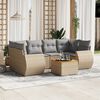 vidaXL Garden Sofa Set Beige