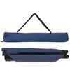 vidaXL Folding Camping Bed Folding 2 pcs Blue 75.98 x 27.17 x 17.72 in