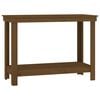 vidaXL Work Bench Honey Brown 43.3x19.7x31.5" Solid Wood Pine