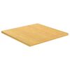 vidaXL Table Top Bamboo Bamboo with varnish finish 31.5x31.5 in Durable
