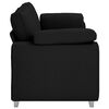 vidaXL Sofa Black 86.22 x 31.50 x 32.28 in Fabric
