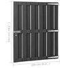 vidaXL Garden Gate WPC 39.4"x44.1" Gray