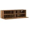 vidaXL TV Wall Cabinet Wall-mounted Old wood 39.37 x 11.81 x 11.81 in