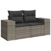 vidaXL Patio Sofa Set Adjustable Feet Outdoor Sofa Set Rectangular