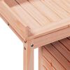 vidaXL Potting Table Natural Wood Solid Douglas Wood Medium