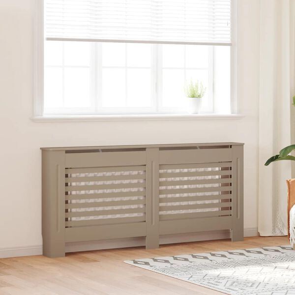 vidaXL Radiator Cover 67.7"x7.5"x32.1" MDF
