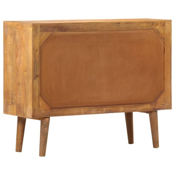 vidaXL Sideboard Brown with printed patterns Solid mango wood, MDF Medium