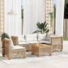 vidaXL Garden Sofa Set Beige