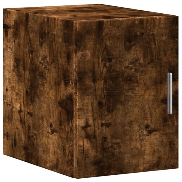 vidaXL Wall Cabinet Smoked Oak Engineered Wood Small Wall Cabinet