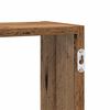 vidaXL Wall Cube Shelf Old Wood Engineered Wood Large Wall Cube Shelf
