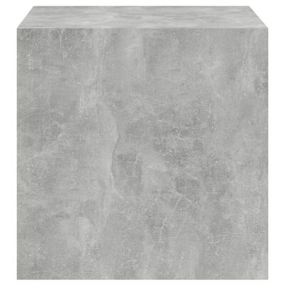 vidaXL Wall Cabinets 2 pcs Concrete Gray 14.6"x14.6"x14.6" Chipboard