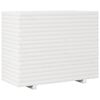 vidaXL Garden Planter White Solid pine wood 35.4 x 15.7 x 28.3 in