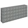 vidaXL Gabion Raised Bed Silver Galvanized steel Large
