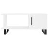 vidaXL Coffee Table White Engineered wood Medium Coffee Table
