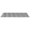 vidaXL Stair Tread Rectangular 4 pcs Silver 23.62 x 15.75 in Aluminium