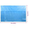 vidaXL Pool Cover Blue Polyethylene 39.4 x 23.6 in Heat-resistant
