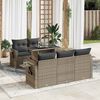vidaXL Garden Sofa Set Grey
