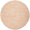 vidaXL Table Top Medium brown Solid oak wood Round tabletop Durable